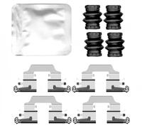 2x Discos + pastillas Parte trasera del vehículo 109-0158 METZGER QUICK BRAKE