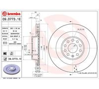 BREMBO KT 08 022 Kit de discos de freno y pastillas