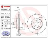 2x Discos + pastillas ventilación interna KT 10 029 BREMBO