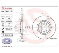 2x Discos + pastillas ventilación interna KT 10 051 BREMBO