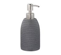 2x dispensadores de jabón con bomba dispensador líquido 300 ml gris set