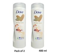 2X Dove Nutritivo Cuerpo Cuidado Mimos Loción para Cuerpo 400ML Cada Uno