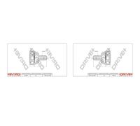 2X DrVE+ Conjunto De Juntas De Eje Lateral Para Volvo V50 MW Ford