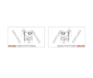 2X DRVE+ Conjunto De Juntas De Eje Para Audi A6 Allroad 4FH C6 VW