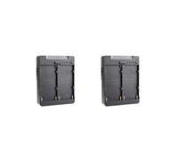 2X Dual NP-F550/750/970 NP-F Series Battery to V-Mount Lock Power Supply Converter Plate for Tilta Kit