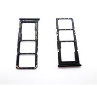 2X Dual Sim Card Holder Slot SimCard Tray Reemplazo Compatible con Samsung Galaxy A02 A022 SM-A022M/DS 6.5" (negro)