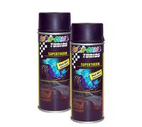 2x Dupli-Color SUPERTHERM black 800°C Hitzefest 400ml 191794