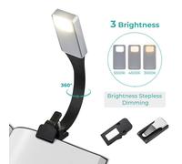 2X E-Book Recargable Luz LED para Papel Nueva Lámpara de Lectura USB Clip de Lámpara de Luz de Libro para El Dormitorio de Viaje Lector 3Model
