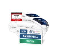 2x Edredón Invierno Extra Cálido - Juego de Edredón Plumón 135x200 155x220 14...