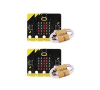 2X el Kit de Inicio Microbit Tablero V2 Tiene Parlantes Incorporados y un MicróFono Compatible con Inteligencia Artificial