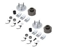 2X Embrague RC Campana 14T Cojinete de Engranaje Zapatas Del Embrague Muelles Cono para HPI HSP