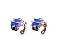 2X Enfriador de Refrigeración Peltier Termoeléctrico de 144 W, Sistema de Refrigeración de Semiconductores 12 V 15 una para Ventilador de Aire