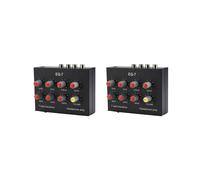 2X EQ-7 Car Audio Amplificador de Auriculares Ecualizador EQ de 7 Bandas Ecualizador de Sonido Digital de 2 Canales