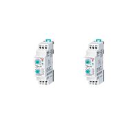 2X ERV-08 Relé Temporizador Multifuncional con Retardo de Encendido, Electrónico Ajustable (0,1 S - 100 Horas) para Todas las Áreas Que Requieren