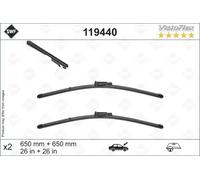 SWF Limpiaparabrisas Visioflex 119440 – 650 mm, frente, 2 piezas