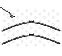 2x Escobilla del limpiaparabrisas delante Escobilla con hoja plana 119477 SWF