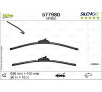 Limpiaparabrisas VALEO Silencio 577980, 650/400mm, Frente, 2 Pieza