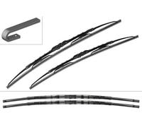 2x Escobilla del limpiaparabrisas delante Escobillas con arco, sin spoiler BOSCH