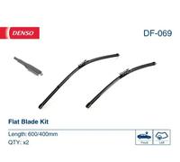 2x Escobilla del limpiaparabrisas Escobilla con hoja plana DF-069 DENSO para BMW