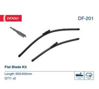 Escobillas limpiaparabrisas sin marco DENSO DF-201