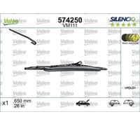 VALEO Limpiaparabrisas para MAZDA: 5, CX-7 & SMART: Forfour & KIA: Carnival, Rio, Carens, Sedona & TOYOTA: Proace, Corolla Verso (Ref: 574250)