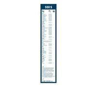 Limpiaparabrisas BOSCH Twin 550S, 550mm, Frente, 2 Pieza