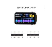 2X ESP32-C6 1,47 Pulgadas LCD Placa de Desarrollo Soporte WiFi6 y 5 172x320 4MB ESP32-C6-LCD-1.47 Flash