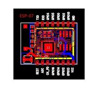 2X ESP8266 Puerto Serie WIFI Modelo Control Remoto Inalámbrico WIFI Modelo ESP-07 Almacenamiento 1MB