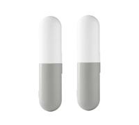 2X Esterilizador de Cepillo de Dientes UV Portátil Caja Esterilizadora Recargable de Viaje Soporte Limpiador para Cepillo de Dientes Eléctrico