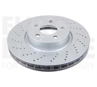 2x EUROBRAKE Disco De Freno Ventilado Ø322mm Para Mercedes-Benz E-Klasse T-Model