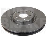 2x EUROBRAKE Discos de Freno Delanteros para Audi A6 Avant 4G5 C7 4GD 4GH 4GJ