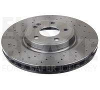 2x EUROBRAKE Discos de Freno Delanteros para Mercedes-Benz Clase Gla X156 B W246