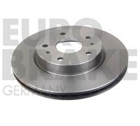 2X EUROBRAKE Discos De Freno Eje Delantero Compatibles Para Suzuki SX4 GY EY