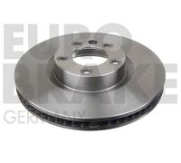 2X EUROBRAKE Discos De Freno Eje Delantero Compatibles Para VW Touareg 7P5