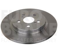 2x EUROBRAKE Discos Freno Trasero para Lexus CT ZWA10 _ Toyota Urban Cruiser _