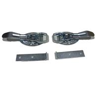 2x Excéntrico Cierre Con Contrasoporte Percha Plana Bloqueo Lateral 220mm