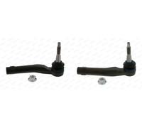 2x Extremos de barra de dirección MOOG Parte delantera I+D para OPEL ASTRA J,