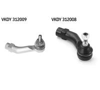 2x Extremos de barra de dirección SKF Parte delantera I+D para ALFA ROMEO 159,