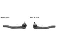 2x Extremos de barra de dirección SKF Parte delantera I+D para HONDA JAZZ II