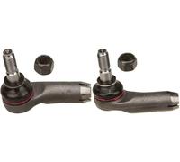 2x Extremos de barra de dirección TRW Parte delantera I+D para AUDI 100 C3, A6