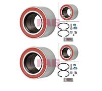 2x FAG 713 6101 30 Juego De Rodamientos Delanteros Para Audi 50 863 VW Derby 86