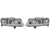 2x Faros de lámpara HELLA I+D para AUDI A6 C6