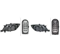 2x Faros de lámpara HELLA I+D para MERCEDES-BENZ SPRINTER 2-t Furgon (B901