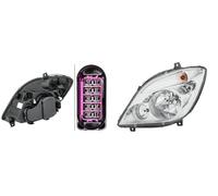 2x Faros de lámpara HELLA I+D para MERCEDES-BENZ SPRINTER 3,5-t Furgon