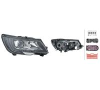 2x Faros de lámpara HELLA I+D para SKODA SUPERB 2, SUPERB II, SUPERB Kombi