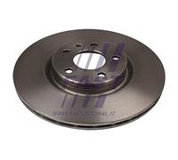2x FAST Disco de freno Delantero Ø284mm Altura: 43mm Altura: 43,5mm Espesor: 22mm Corona de Agujeros - Ø: 98mm ventilado FT31020 Compatible con ALFA ROMEO 147 937 156 932 SPIDER 916S GT 937