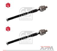 2x Febi 41388 Rótula Axial Barra Delant. para Daihatsu Sirion Subaru Justy IV