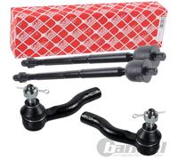 2x Febi Barra Rótula Axial Extremo Tensora Frente L+R para Hyundai Rav 4 II