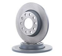 2x FEBI BILSTEIN 22052 Disco de freno Trasero para AUDI A4 B7 Avant (8ED) 255mm