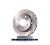 2x FEBI BILSTEIN 22835 Disco de freno Delantero para SMART FORFOUR (454) 256mm